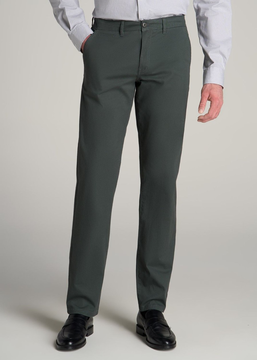 Men American Tall Pants + Chinos | J1 Straight Fit Chino Pant Men'S In Soft Green