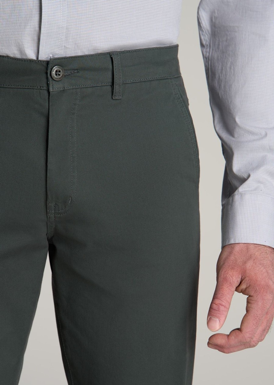 Men American Tall Pants + Chinos | J1 Straight Fit Chino Pant Men'S In Soft Green