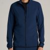 Men American Tall Jackets + Coats | Tall Men'S Softshell Jacket For Outdoor Training In Marine Navy