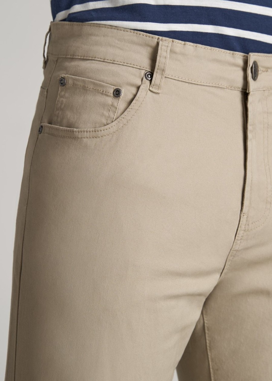 Men American Tall Pants + Chinos | J1 Straight Leg Five-Pocket Pants For Tall Men In Desert Khaki