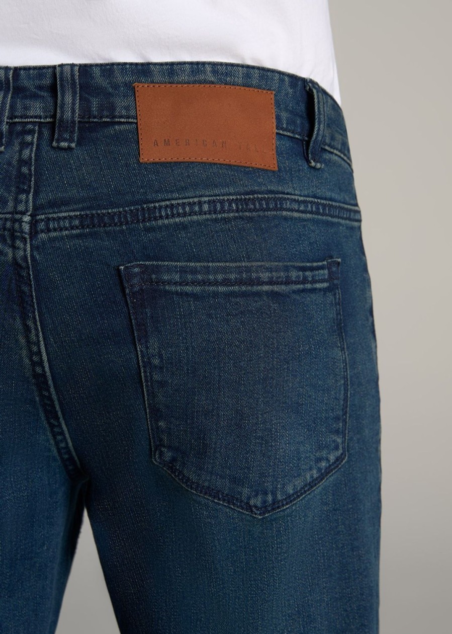 Men American Tall Jeans | Carman Tapered Jeans For Tall Men In Coastal Blue