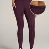 Women American Tall Athletic Pants | Women'S Active Tall Leggings With Pockets In Purple Dahlia