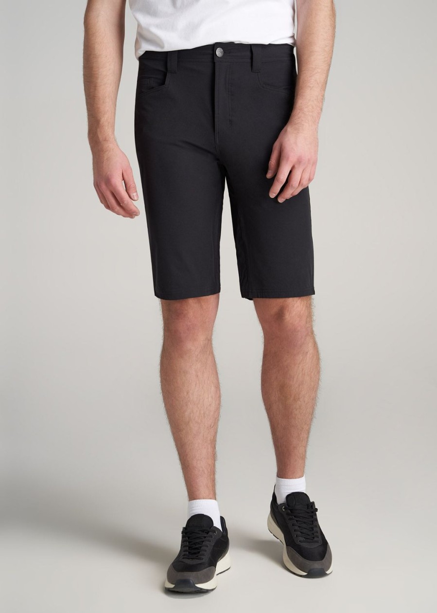 Men American Tall Shorts | Hiking Shorts For Tall Men In Black