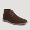 Men American Tall | Men'S Suede Desert Boots Size 13 To 15 In Dark Brown