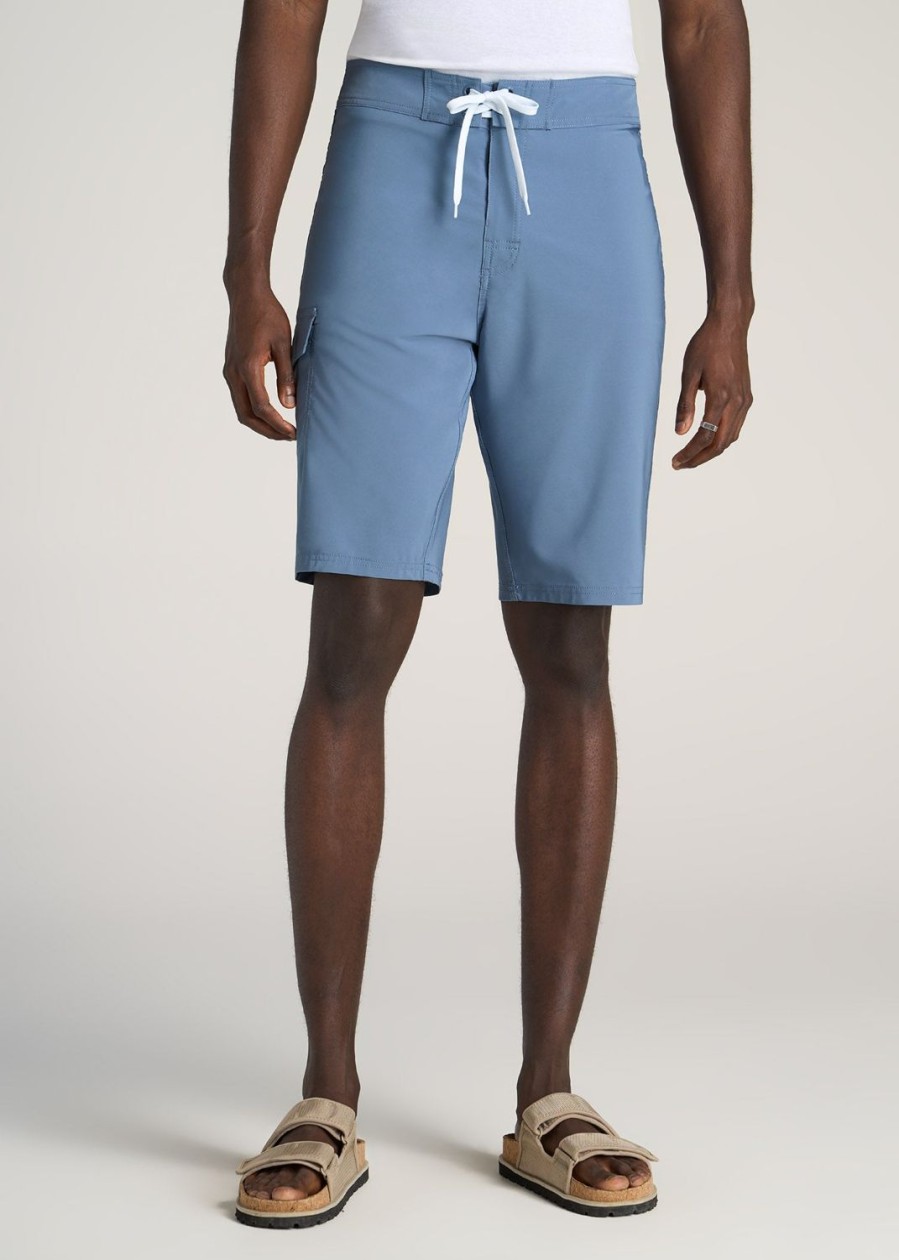 Men American Tall Shorts | Tall Board Shorts For Men In Chambray