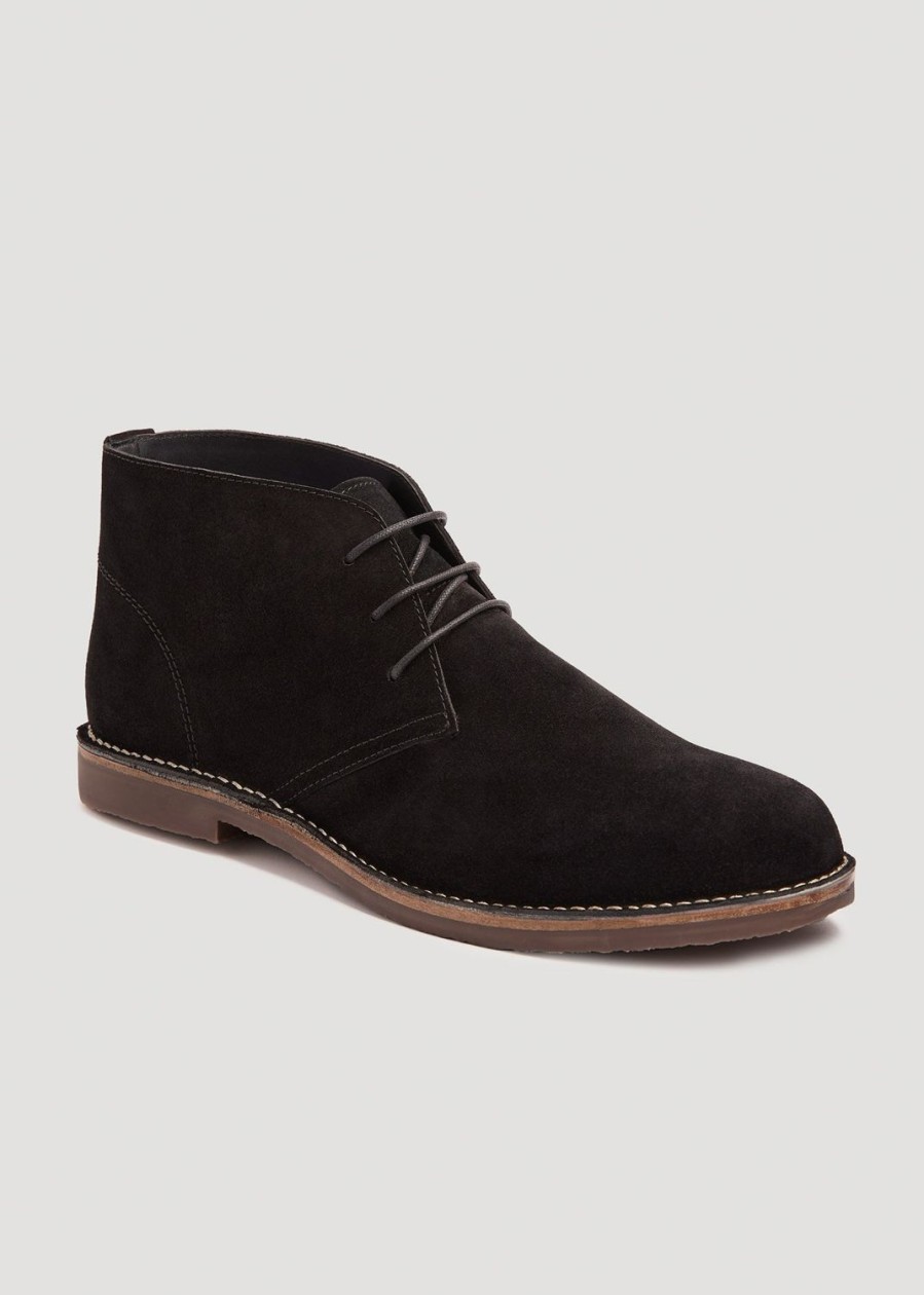 Men American Tall | Tall Men'S Chukka Boots In Black