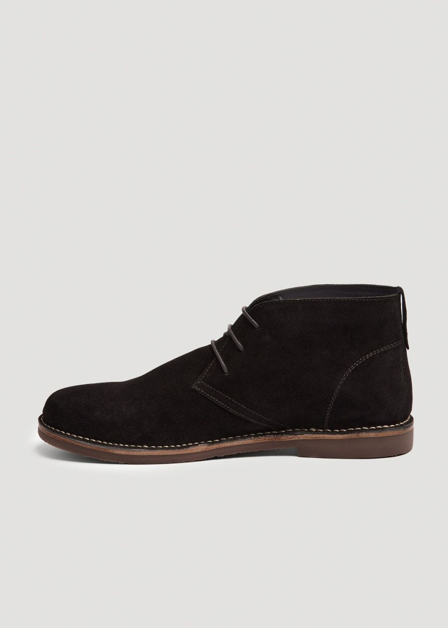 Men American Tall | Tall Men'S Chukka Boots In Black