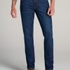 Men American Tall Jeans | Lj&S Tapered Jeans For Tall Men In Charger Blue