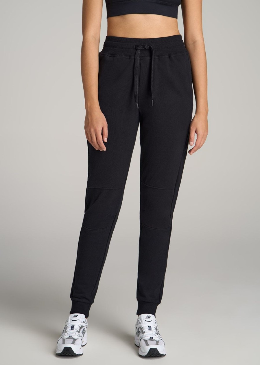 Women American Tall Athletic Pants | Wearever French Terry Tall Women'S Joggers In Black