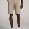 Men American Tall Shorts | Chino Shorts For Tall Men In Desert Khaki