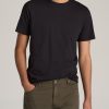 Men American Tall Tees + Tanks | The Everyday Regular-Fit Crewneck Tall Men'S T-Shirt In Black