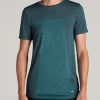 Men American Tall Tees + Tanks | A.T. Performance Modern-Fit Engineered Athletic Tall Tee In Teal Mix