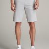 Men American Tall Shorts | Traveler Chino Shorts For Tall Men In Light Grey