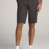 Men American Tall Shorts | Hybrid Shorts For Tall Men In Anthracite Mix