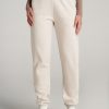 Women American Tall Athletic Pants | Wearever Fleece Relaxed Women'S Tall Sweatpants In Oatmeal Mix