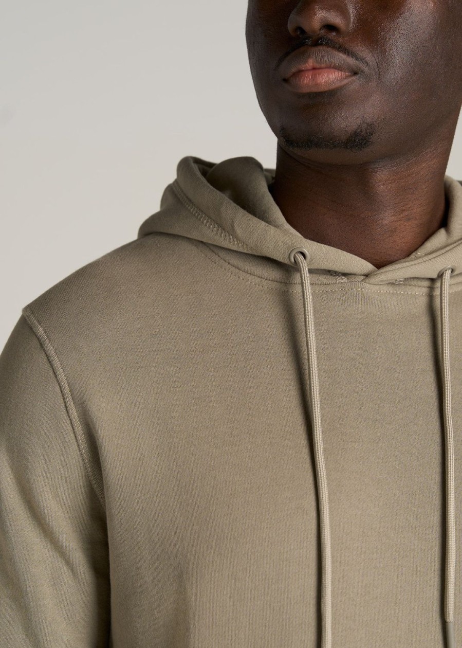 Men American Tall Hoodies + Sweatshirts | Wearever Fleece Pullover Men'S Tall Hoodie In Khaki