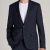 Men American Tall Jackets + Coats | Suit Jacket For Tall Men In True Navy