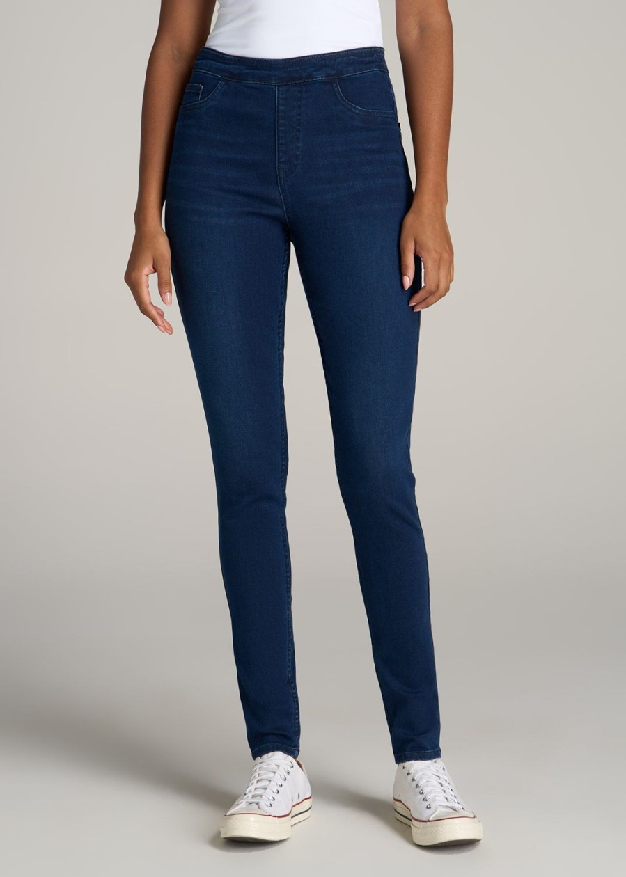 Women American Tall Jeans + Denim | Women'S Tall Jeggings In Twilight Blue