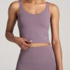 Women American Tall Tees, Tanks + Bodysuits | Balance Tank Top In Women'S Tall Tank Tops Smoked Mauve