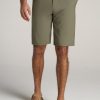 Men American Tall Shorts | Hybrid Shorts For Tall Men In Olive