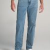 Men American Tall Jeans | Mason Semi-Relaxed Jeans For Tall Men In Vintage Faded Blue