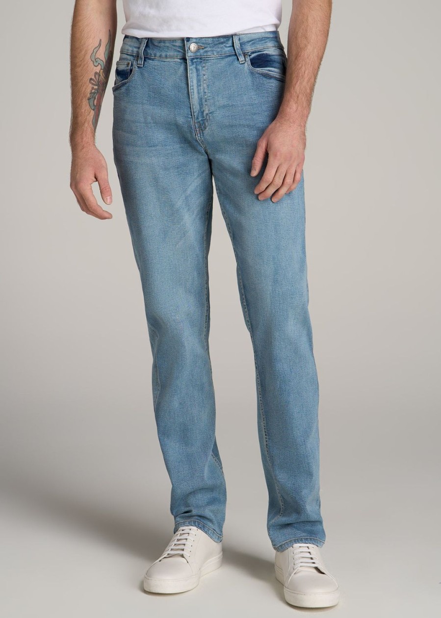 Men American Tall Jeans | Mason Semi-Relaxed Jeans For Tall Men In New Fade