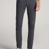 Men American Tall Pants + Chinos | Carman Tapered Fit Five Pocket Pants For Tall Men In Iron Grey