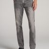 Men American Tall Jeans | Carman Tapered Jeans For Tall Men In Washed Faded Black