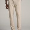 Men American Tall Athletic Pants | Microsanded French Terry Sweatpants For Tall Men In Stone