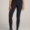 Women American Tall Athletic Pants | Movement High Rise Cheeky Leggings For Tall Women In Black