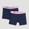 Men American Tall Underwear | Micro Modal Extra-Long Boxer Briefs In (2-Pack) Navy