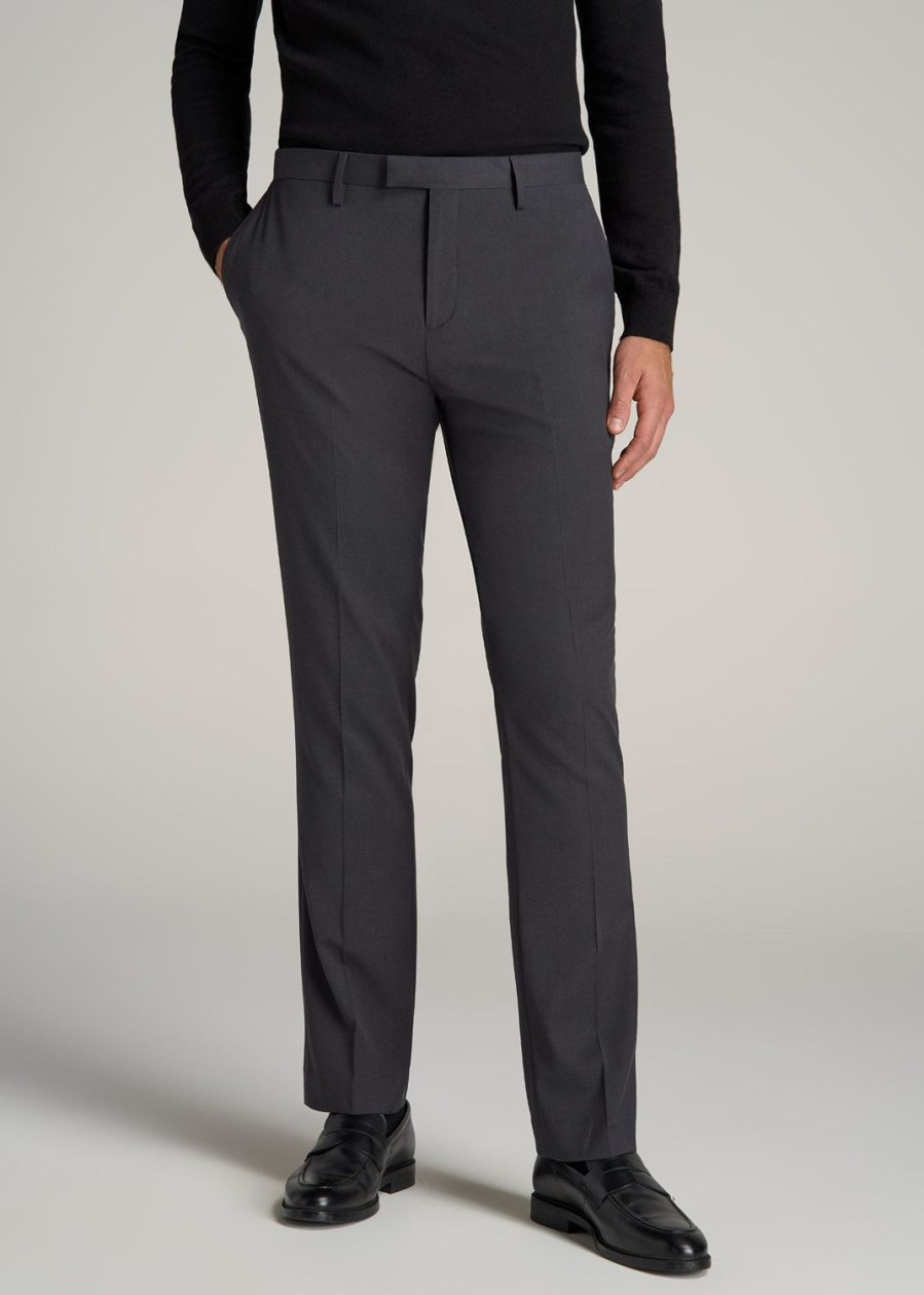 Men American Tall Blazers + Suit Separates | Suit Trousers For Tall Men In Mid Grey