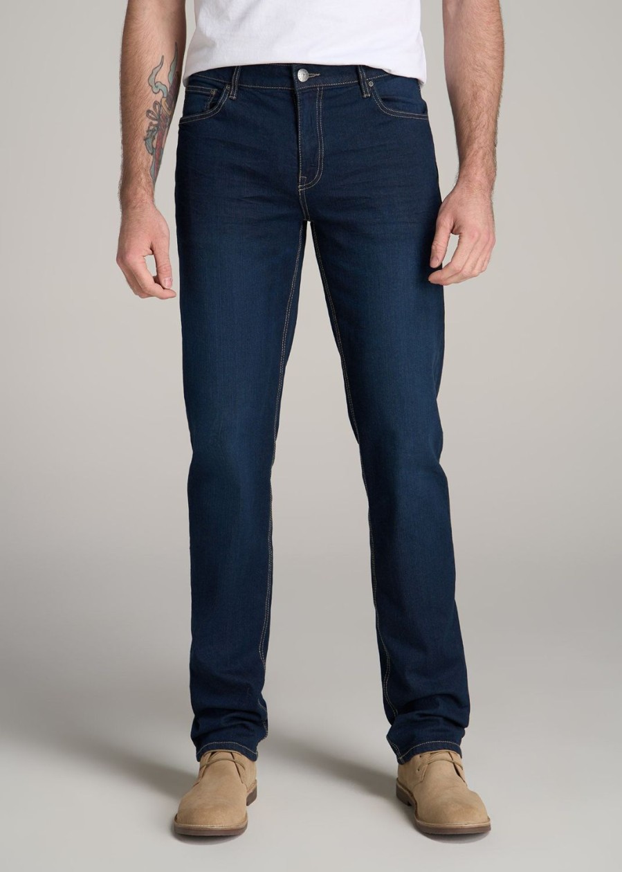 Men American Tall Jeans | J1 Straight Leg Jeans For Tall Men In Blue Steel