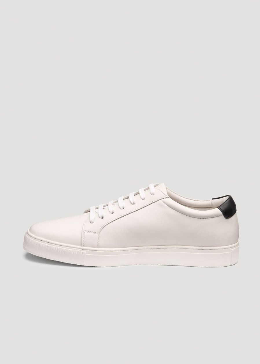 Men American Tall | Tall Men'S Cupsole Tennis Sneakers In White