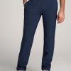 Men American Tall Athletic Pants | Men'S Tall Stretch Woven Training Pant In Navy