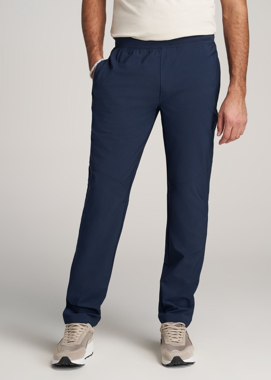 Men American Tall Athletic Pants | Men'S Tall Stretch Woven Training Pant In Navy