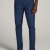 Men American Tall Pants + Chinos | Dylan Slim Fit Five-Pocket Pants In Pants For Tall Men Marine Navy