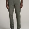 Men American Tall Pants + Chinos | Tapered-Fit Stretch Cotton Cargo Jogger Pants For Tall Men In Spring Olive