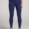 Women American Tall Athletic Pants | Bella Outer-Pocket Tall Women'S Legging In Midnight Blue