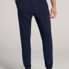 Men American Tall Athletic Pants | Lounge Pant Joggers For Tall Men In Navy