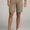 Men American Tall Shorts | Everyday Comfort 5 Pocket Short For Tall Men In Dark Sand