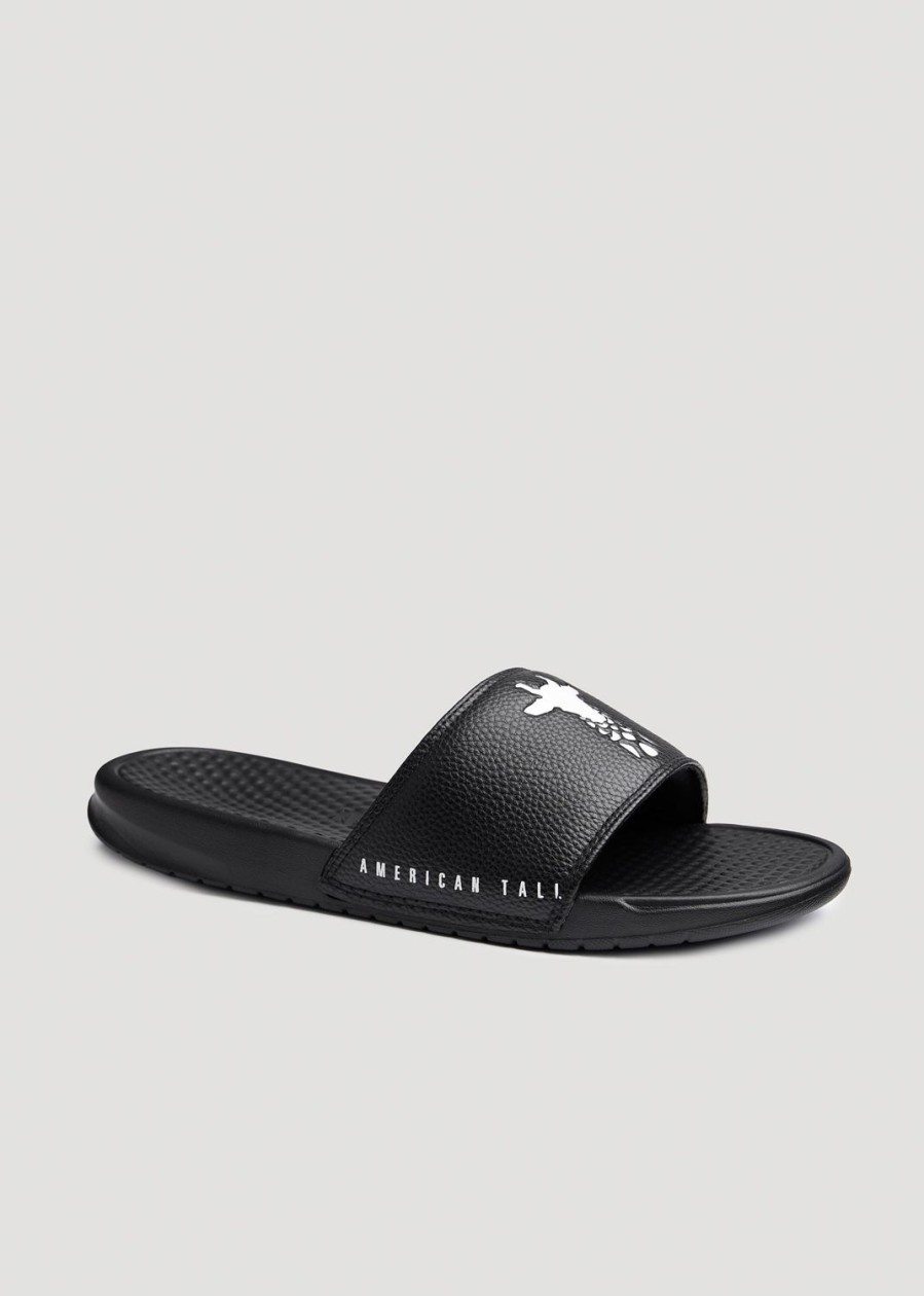 Men American Tall | American Tall Men'S Slides In Black