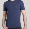 Men American Tall Tees + Tanks | Everyday Pocket Regular Fit T-Shirt For Tall Men In Navy