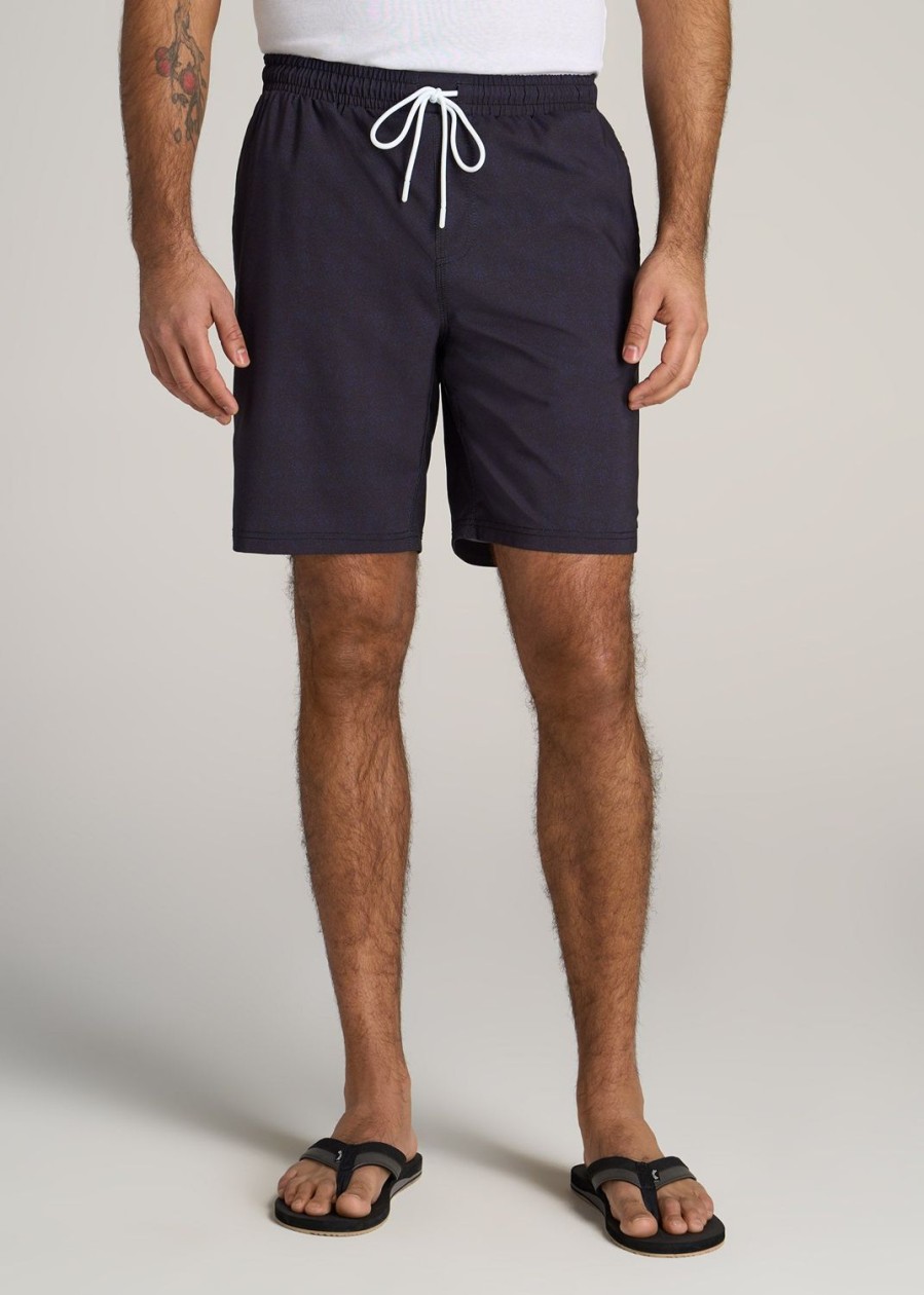 Men American Tall Shorts | Swim Shorts For Tall Men In Patriot Blue