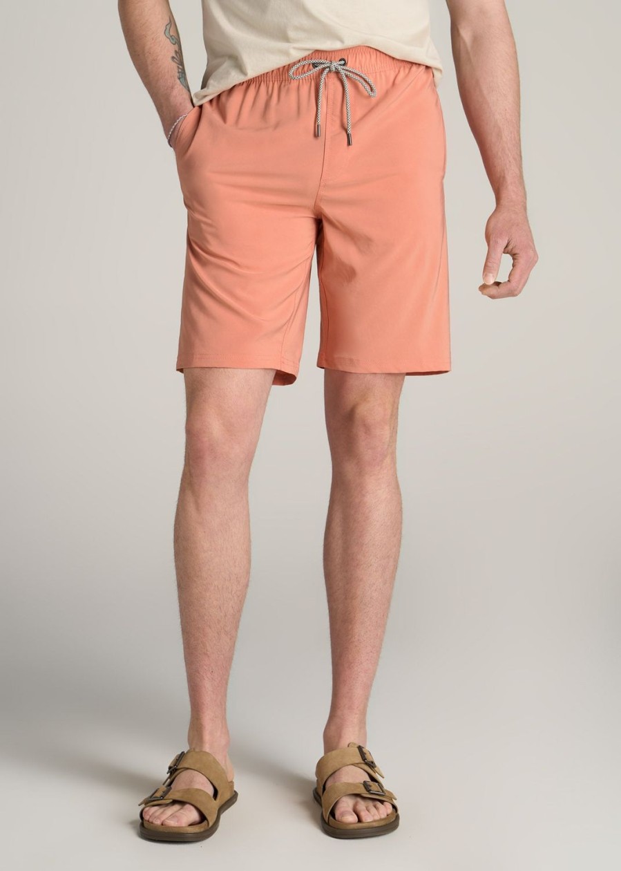 Men American Tall Shorts | Swim Trunks - Tall Men'S Shorts In Vintage Sunrise