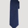 Men American Tall Blazers + Suit Separates | Dress Ties For Tall Men In Blue Dobby