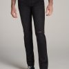 Men American Tall Jeans | Dylan Slim-Fit Jeans For Tall Men In Distressed Onyx Black Wash