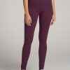 Women American Tall Athletic Pants | Bella Outer-Pocket Tall Women'S Legging In Beetroot