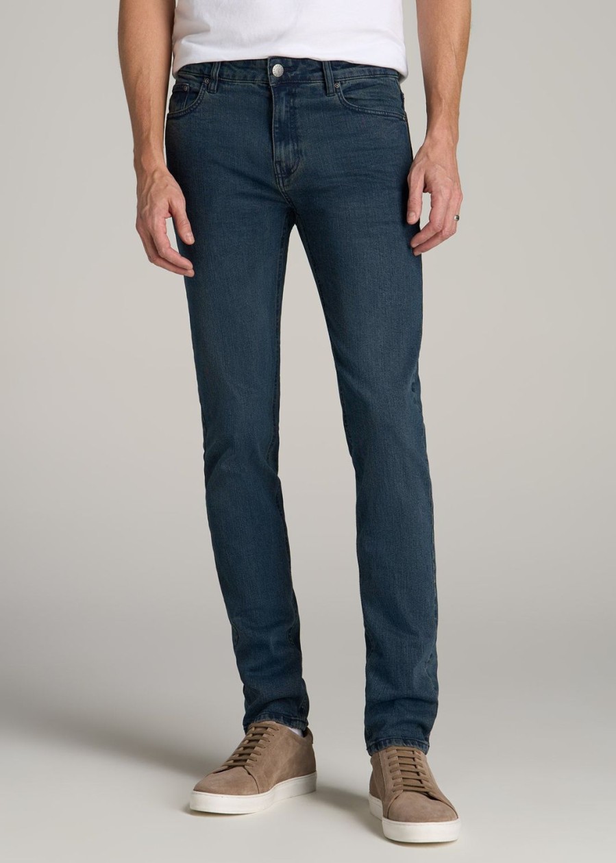 Men American Tall Jeans | Dylan Slim-Fit Jeans For Tall Men In Coastal Blue