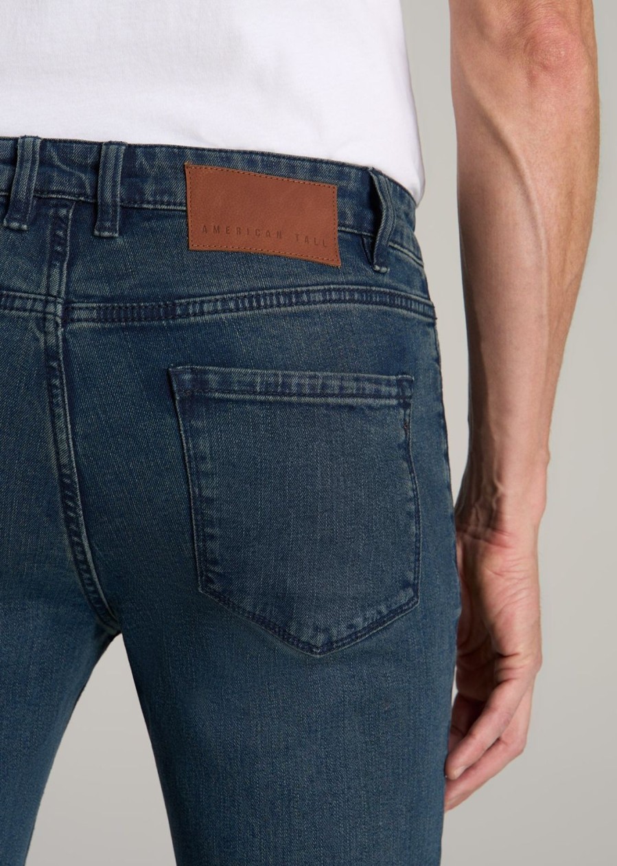 Men American Tall Jeans | Dylan Slim-Fit Jeans For Tall Men In Coastal Blue